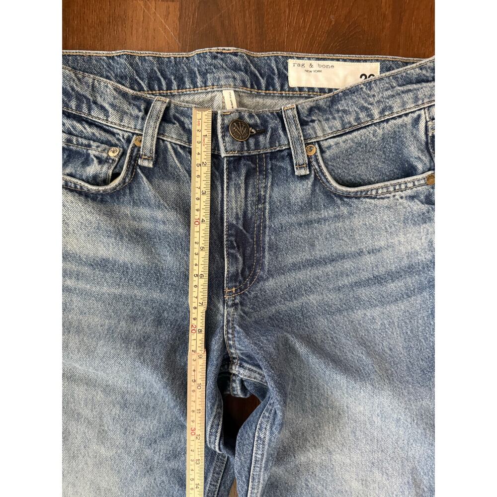 Rag & Bone Saige Low Rise Relaxed Straight Jeans Sz 26 Casual Denim Grunge - Picture 5 of 9